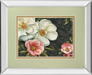 Mirrored Frame Floral Damask I By Lisa Audit