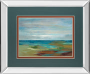 Mirrored Frame Wispy Clouds By Silvia Vassileva