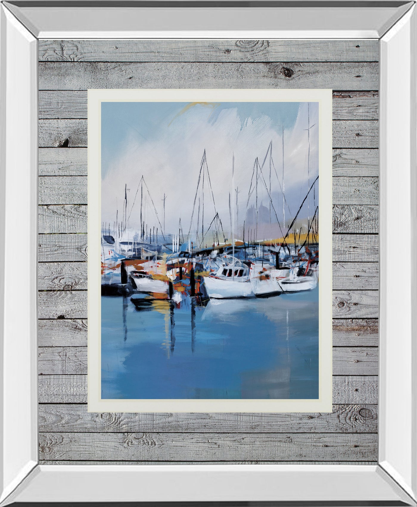 Mirrored Frame Along The Quay By Fitsimmons, A.