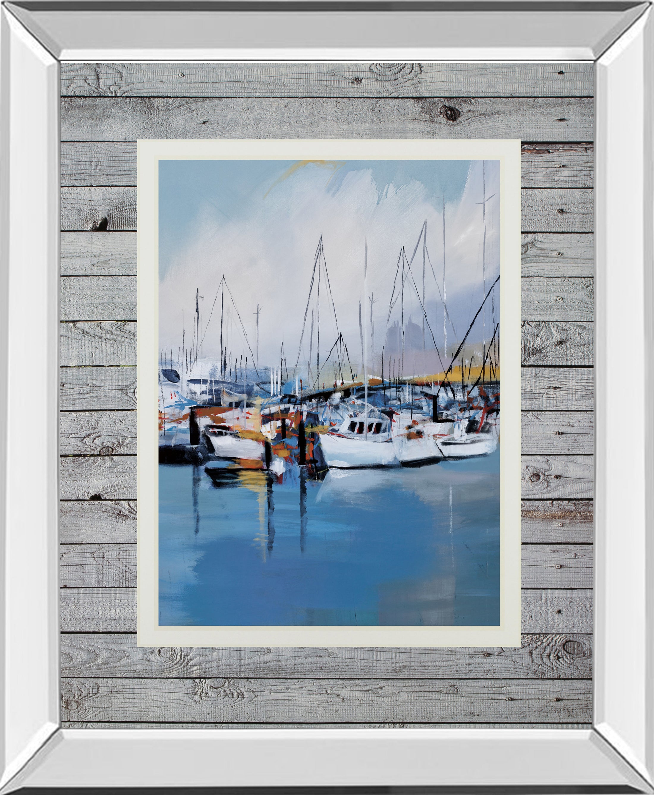 Mirrored Frame Along The Quay By Fitsimmons, A.