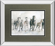 Mirrored Frame Running Wild By Carol Robinson