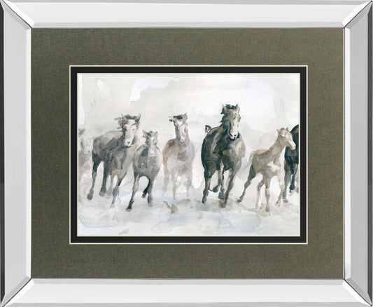 Mirrored Frame Running Wild By Carol Robinson