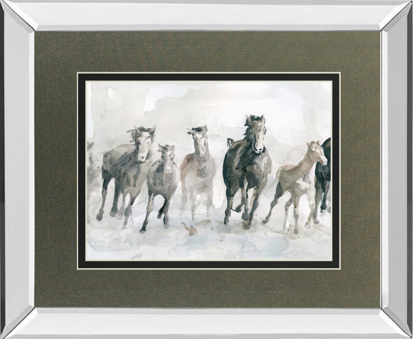 Mirrored Frame Running Wild By Carol Robinson