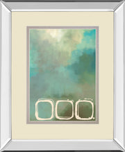 Retro In Aqua And Khaki II By Laurie Maitland