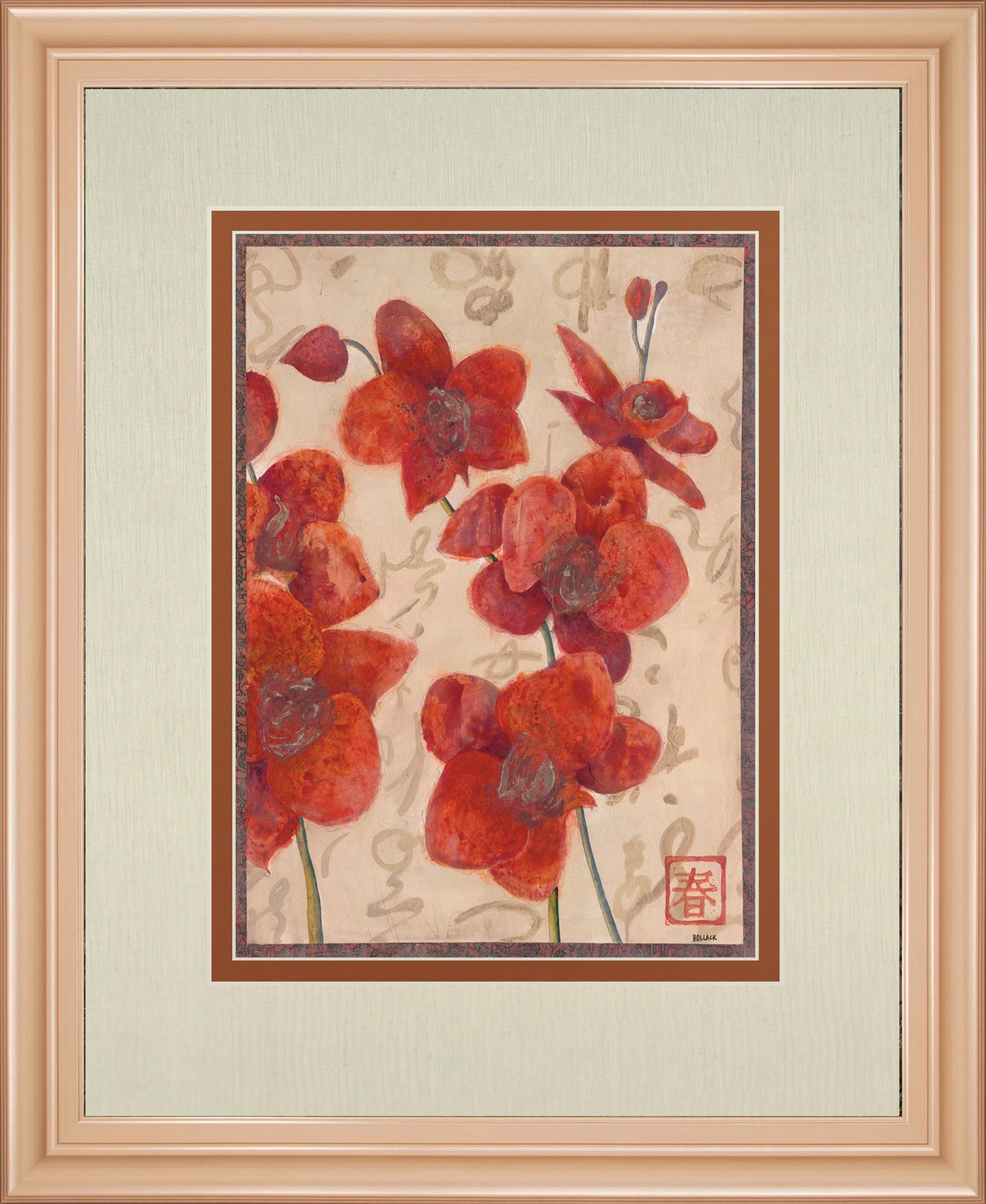 Asian Orchid I By Hollack