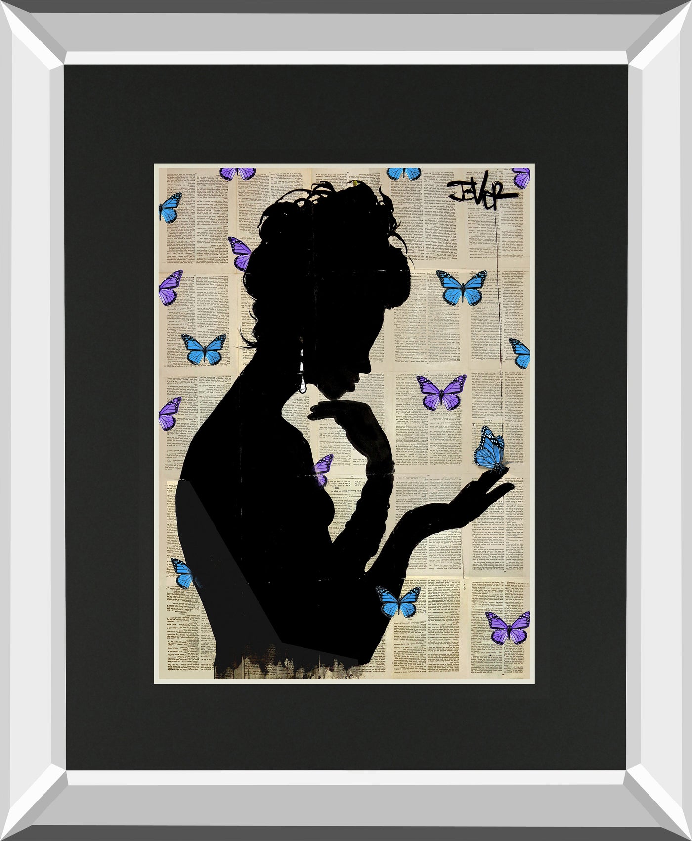 Blue Butterflight by Loui Jover