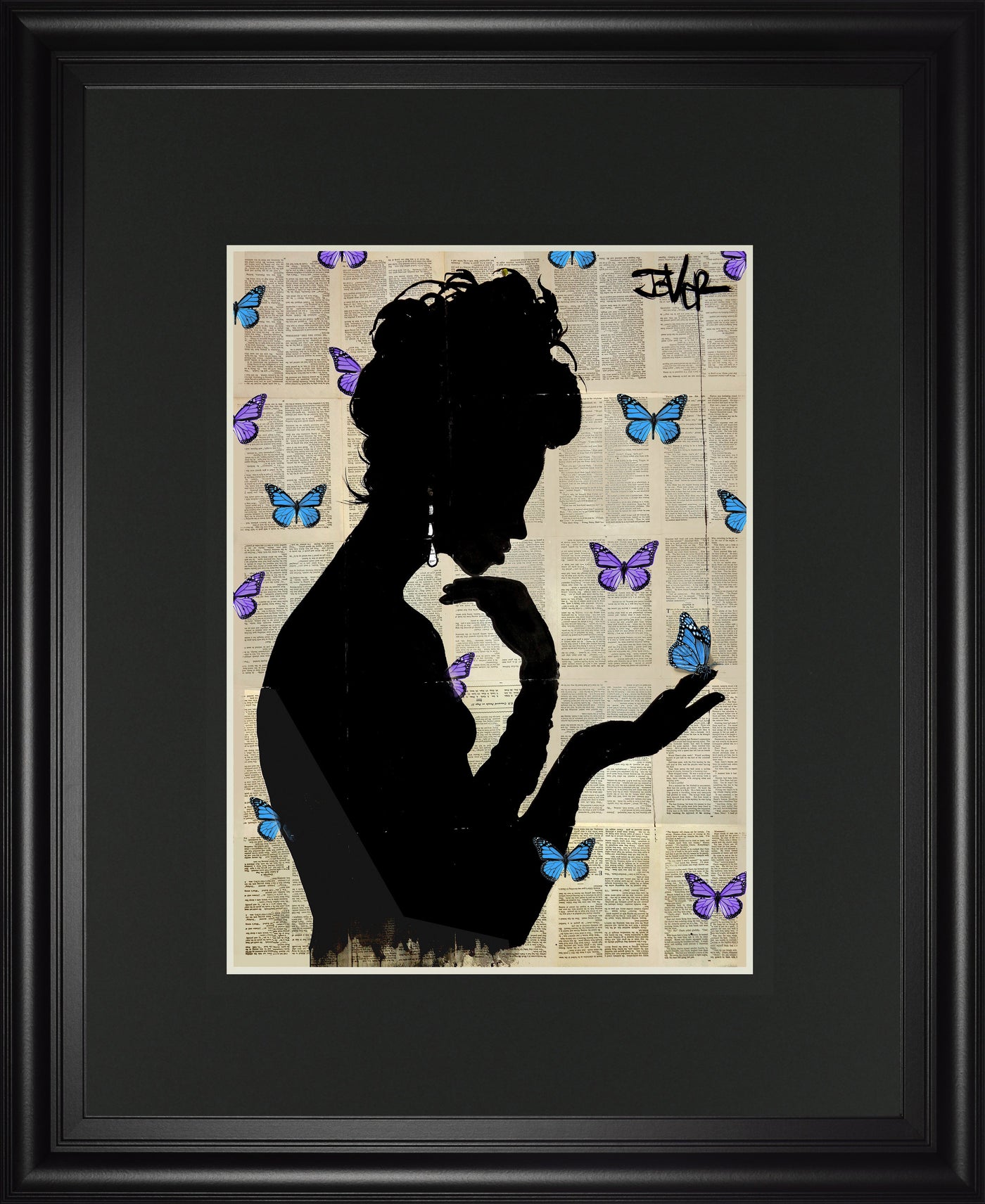 Blue Butterflight by Loui Jover