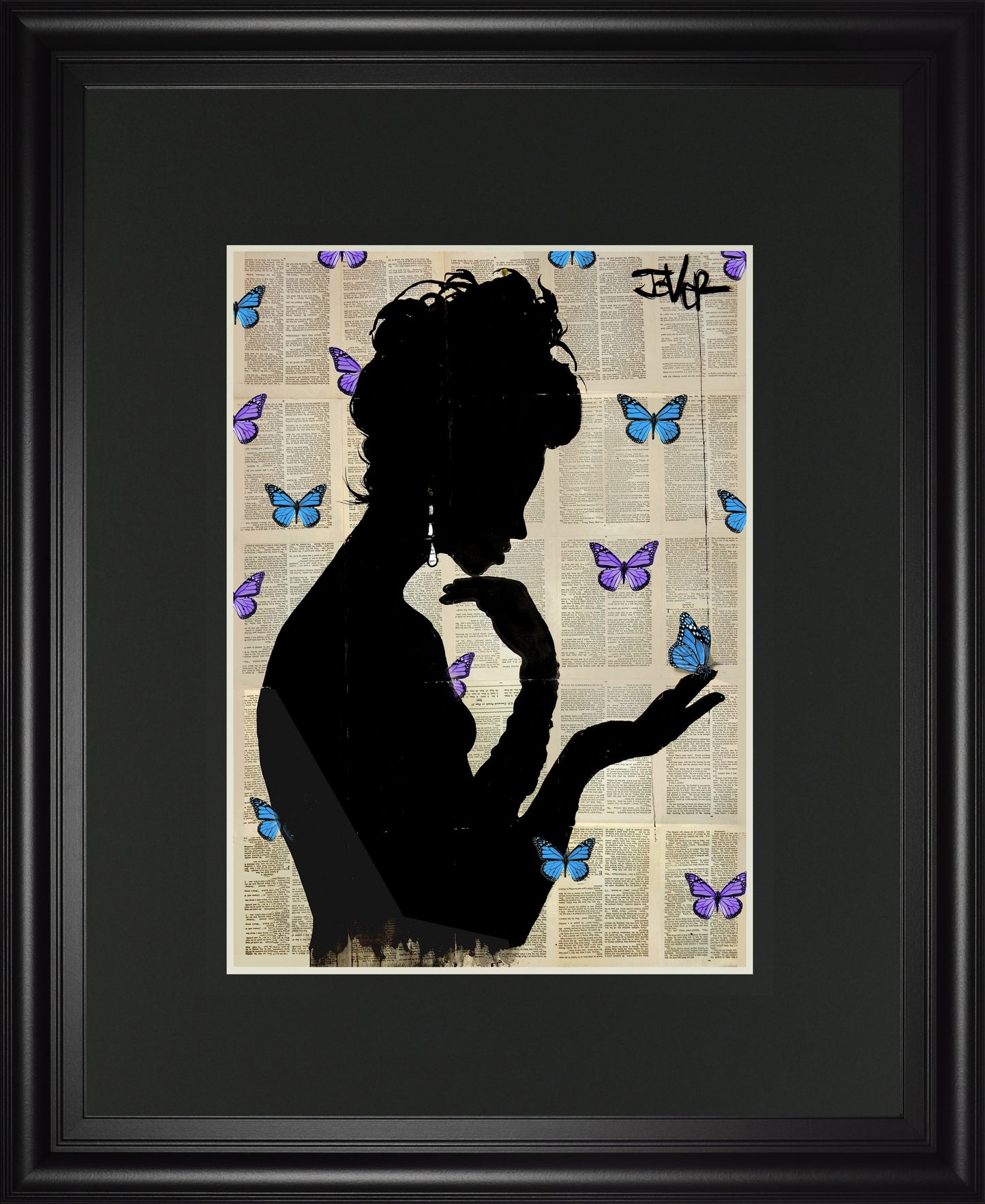 Blue Butterflight by Loui Jover