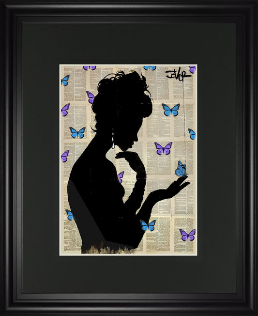 Blue Butterflight by Loui Jover