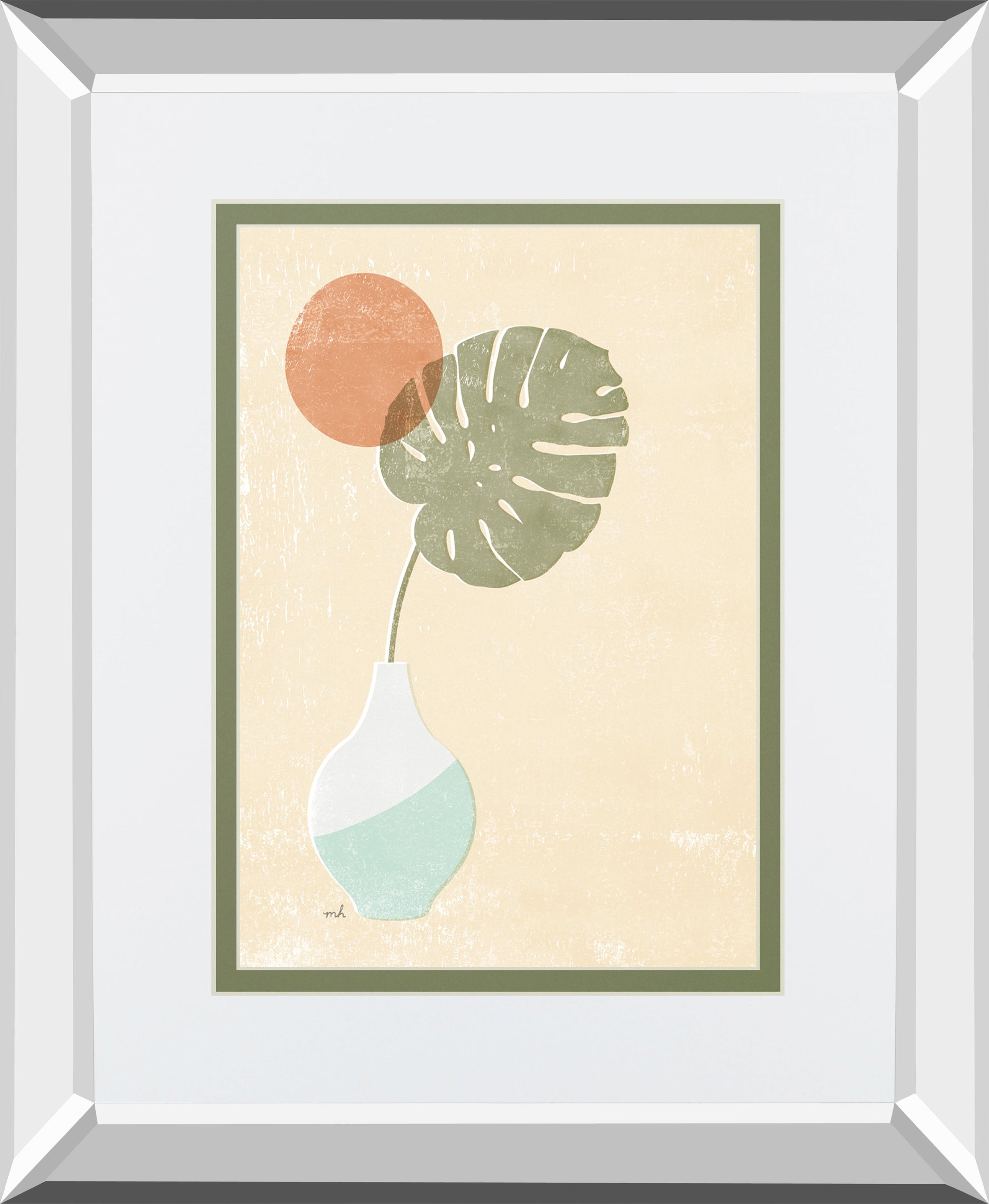 Sun Palm I Mint by Moira Hershey