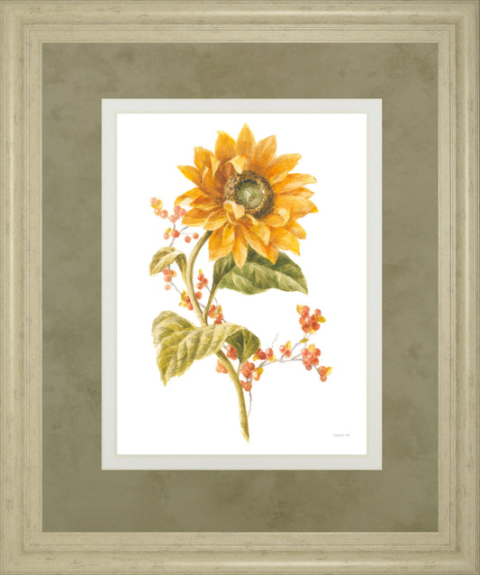 Floursack Autumn I on White by Danhui Nai
