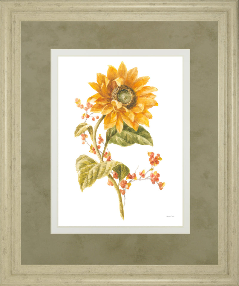 Floursack Autumn I on White by Danhui Nai