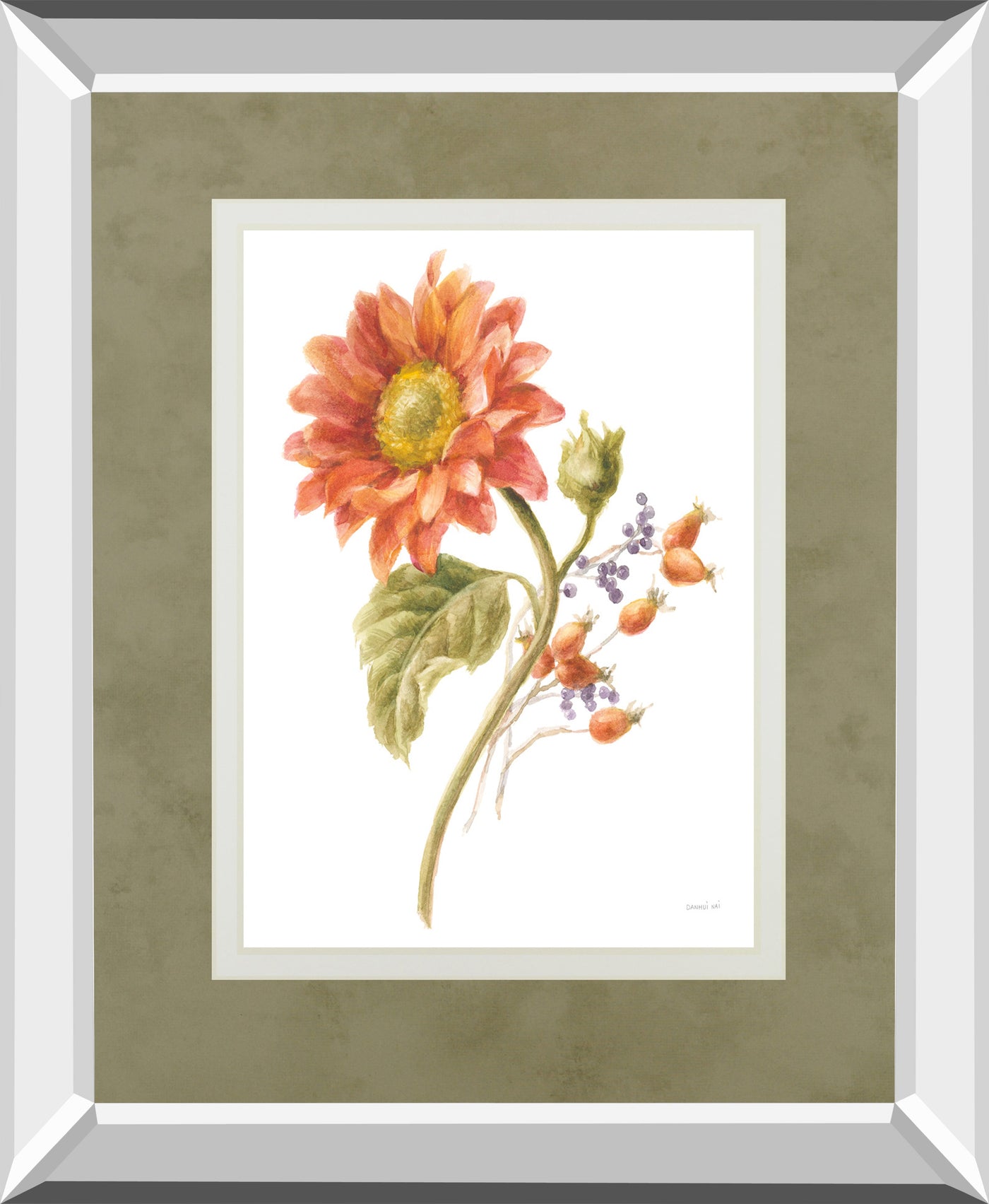 Floursack Autumn II on White by Danhui Nai