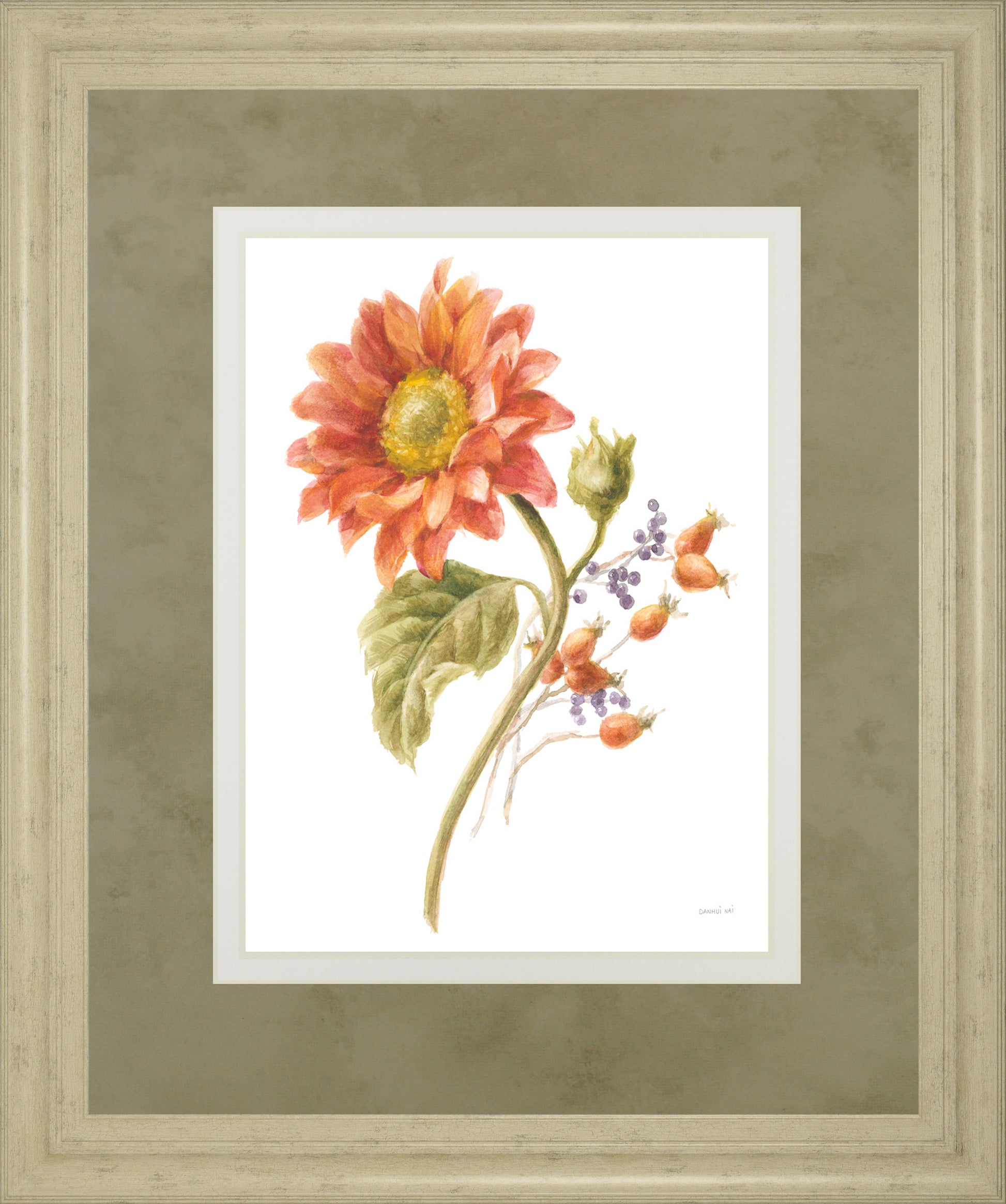 Floursack Autumn II on White by Danhui Nai