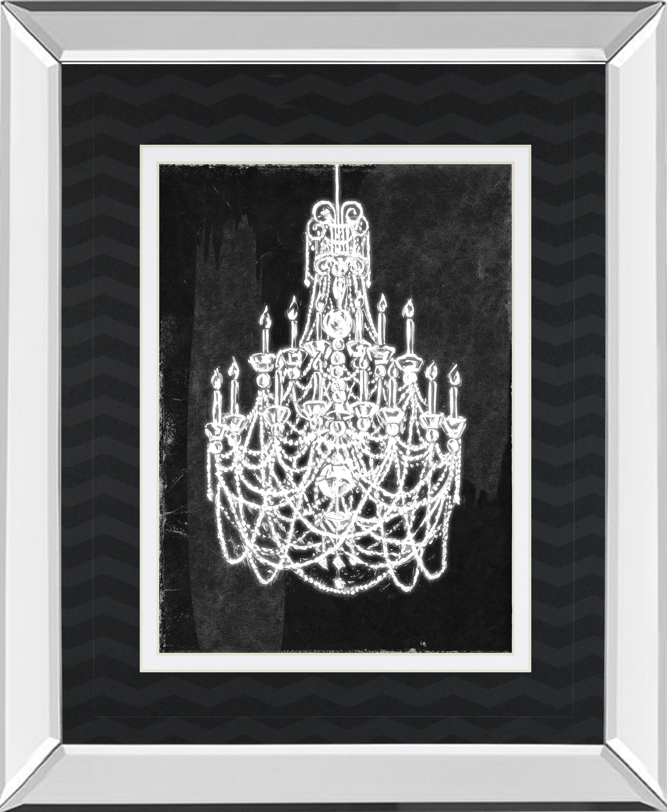 White Chandelier By Heather French-Roussia
