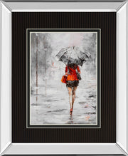 Mirrored Frame City in the Rain II BY Jolanta Kowalik
