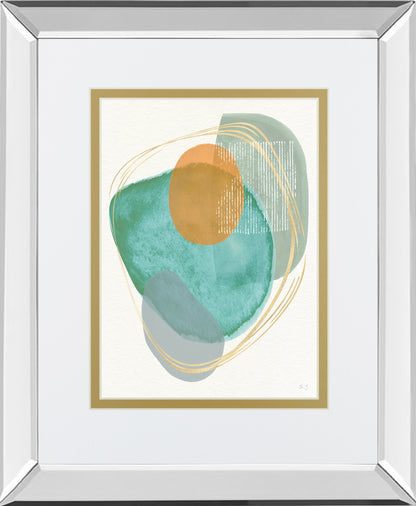 Mirrored Frame River Jewels I BY Susan Jill