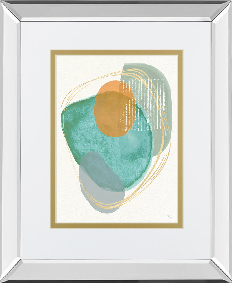 Mirrored Frame River Jewels I BY Susan Jill