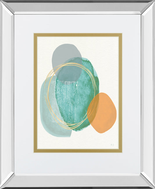 Mirrored Frame River Jewels II BY Susan Jill