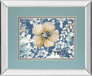Mirrored Frame Indigo Beautiful I BY PatriciaPinto