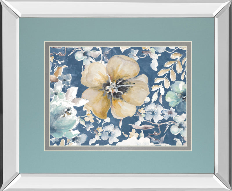 Mirrored Frame Indigo Beautiful I BY PatriciaPinto