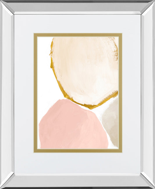 Mirrored Frame Blush All Year Round Abstract I BY Lanie Loreth