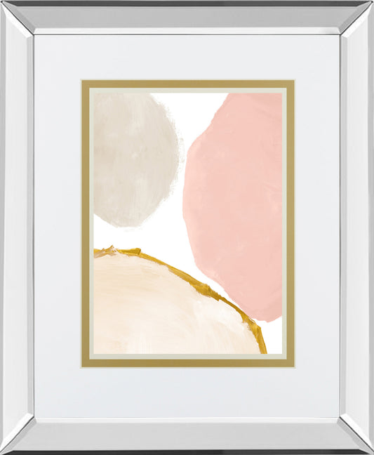 Mirrored Frame Blush All Year Round Abstract II BY LanieLoreth
