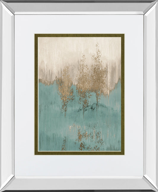 Mirrored Frame Through the Gold Trees Abstract I BY LanieLoreth