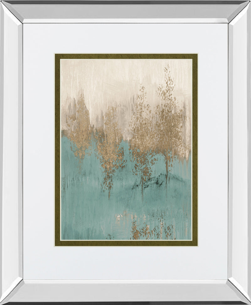 Mirrored Frame Through the Gold Trees Abstract II BY LanieLoreth