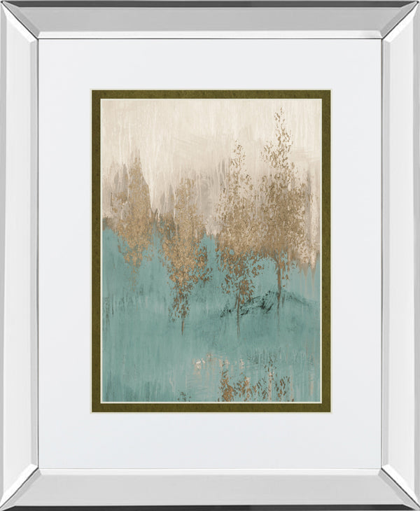 Mirrored Frame Through the Gold Trees Abstract II BY LanieLoreth