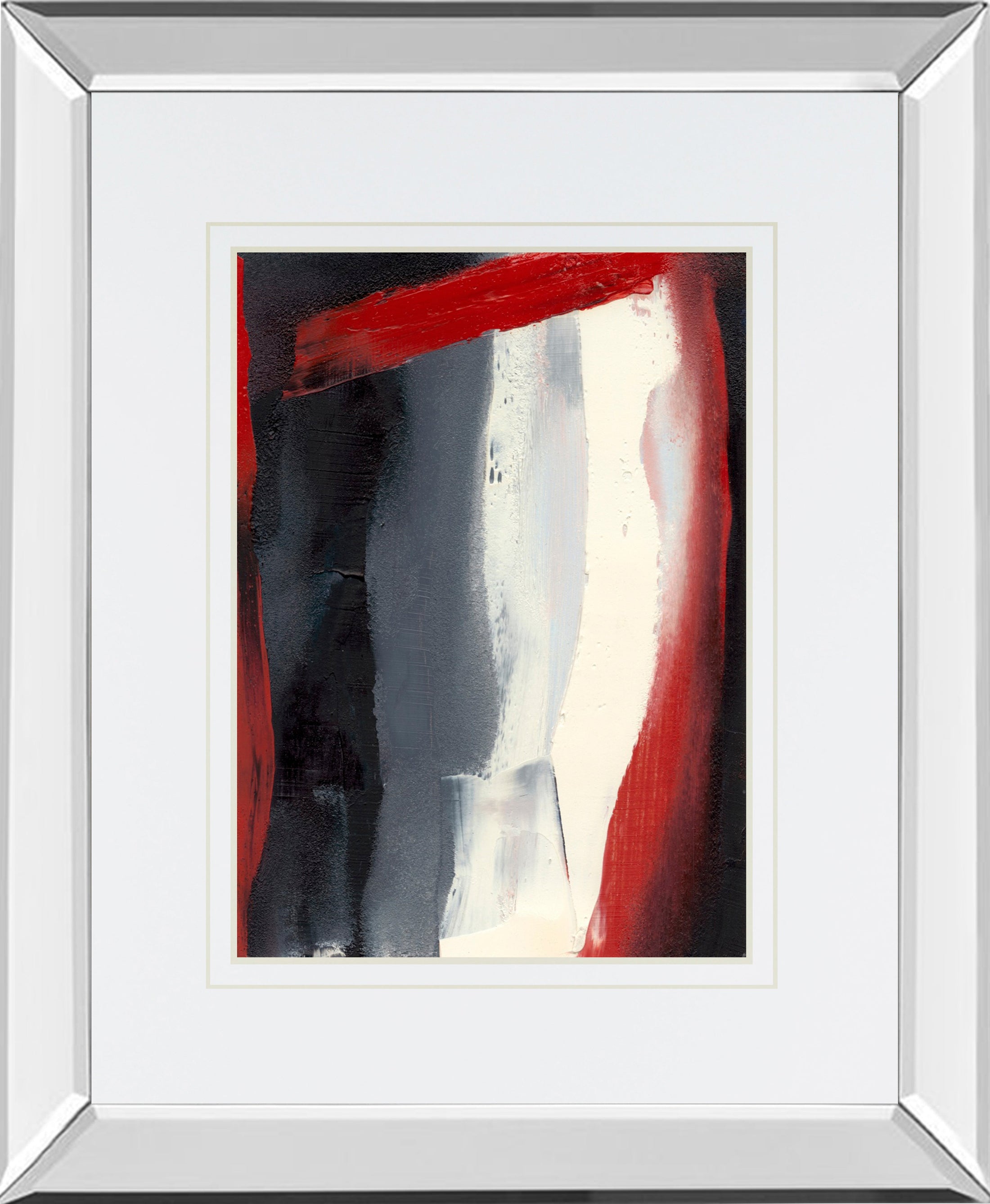 Mirrored Frame Red Streak II BY Sharon Gordon
