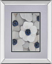 Mirrored Frame White Anemone I BY Tim OToole