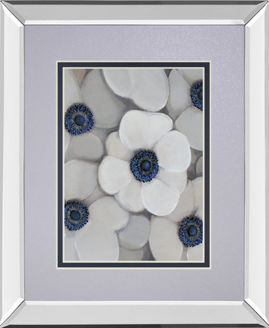 Mirrored Frame White Anemone I BY Tim OToole