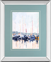 Watercolor Boat Club II BY Emma Scarvey