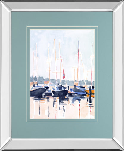 Watercolor Boat Club II BY Emma Scarvey