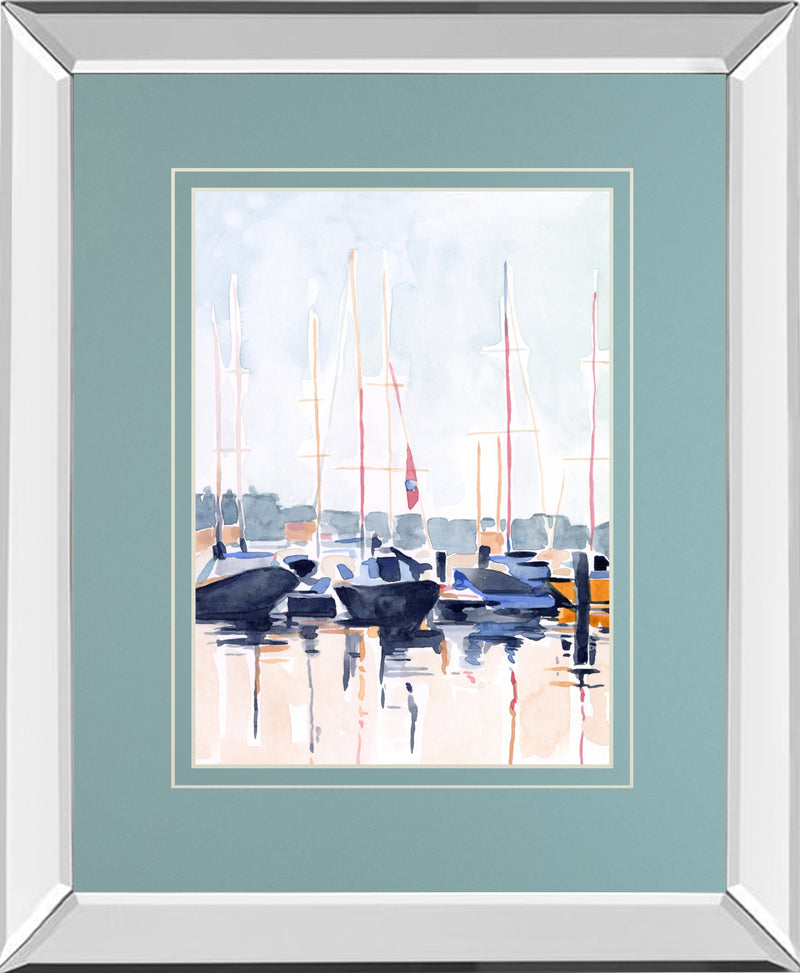 Watercolor Boat Club II BY Emma Scarvey