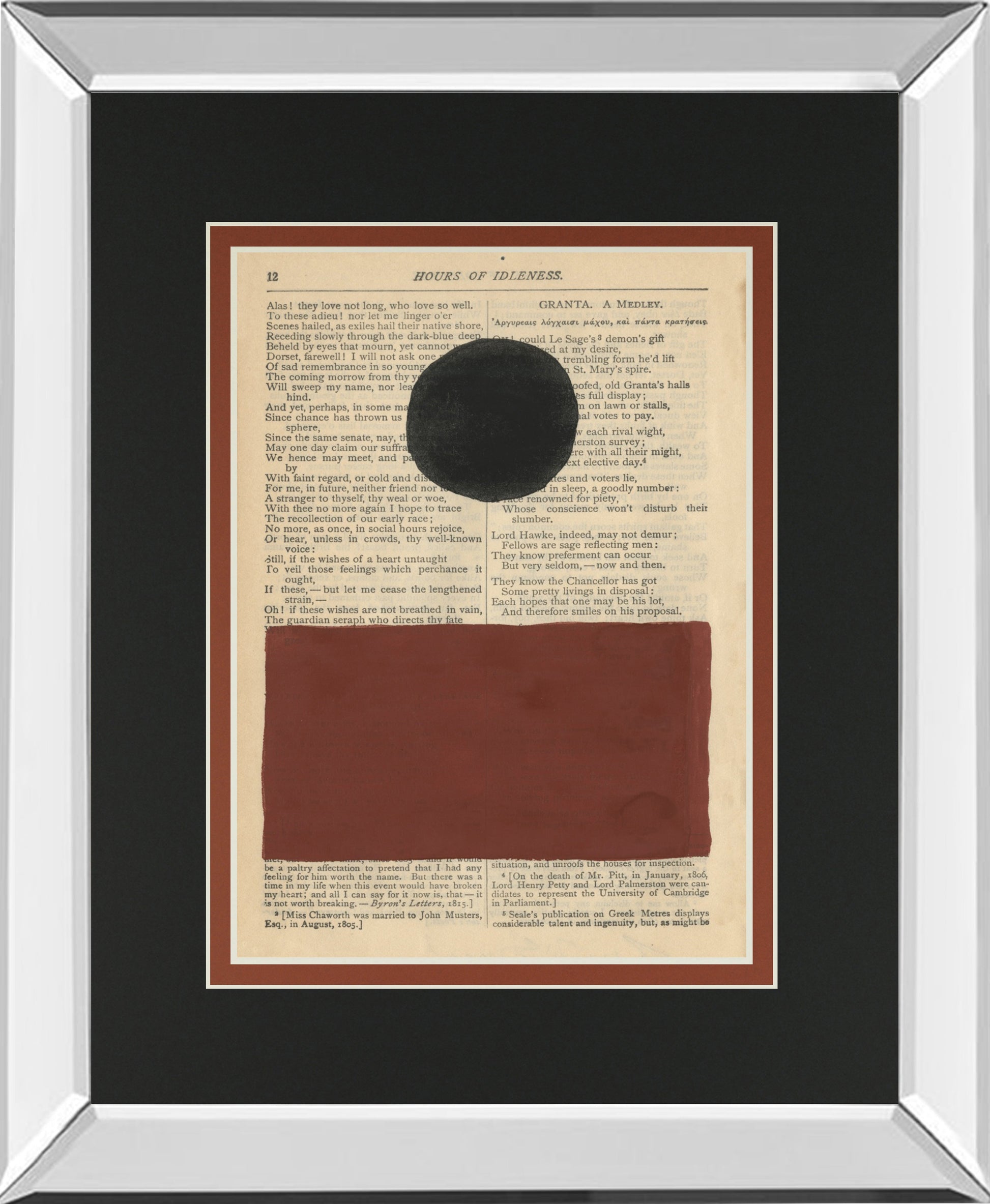 Mirrored Frame Modern Prose II BY Renée W. Stramel