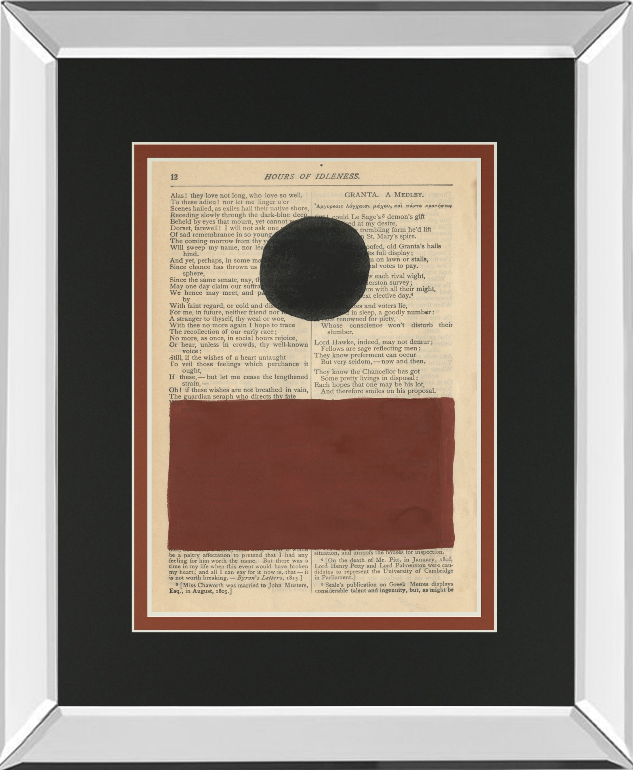 Mirrored Frame Modern Prose II BY Renée W. Stramel