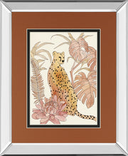 Mirrored Frame Blush Cheetah III BY Annie Warren