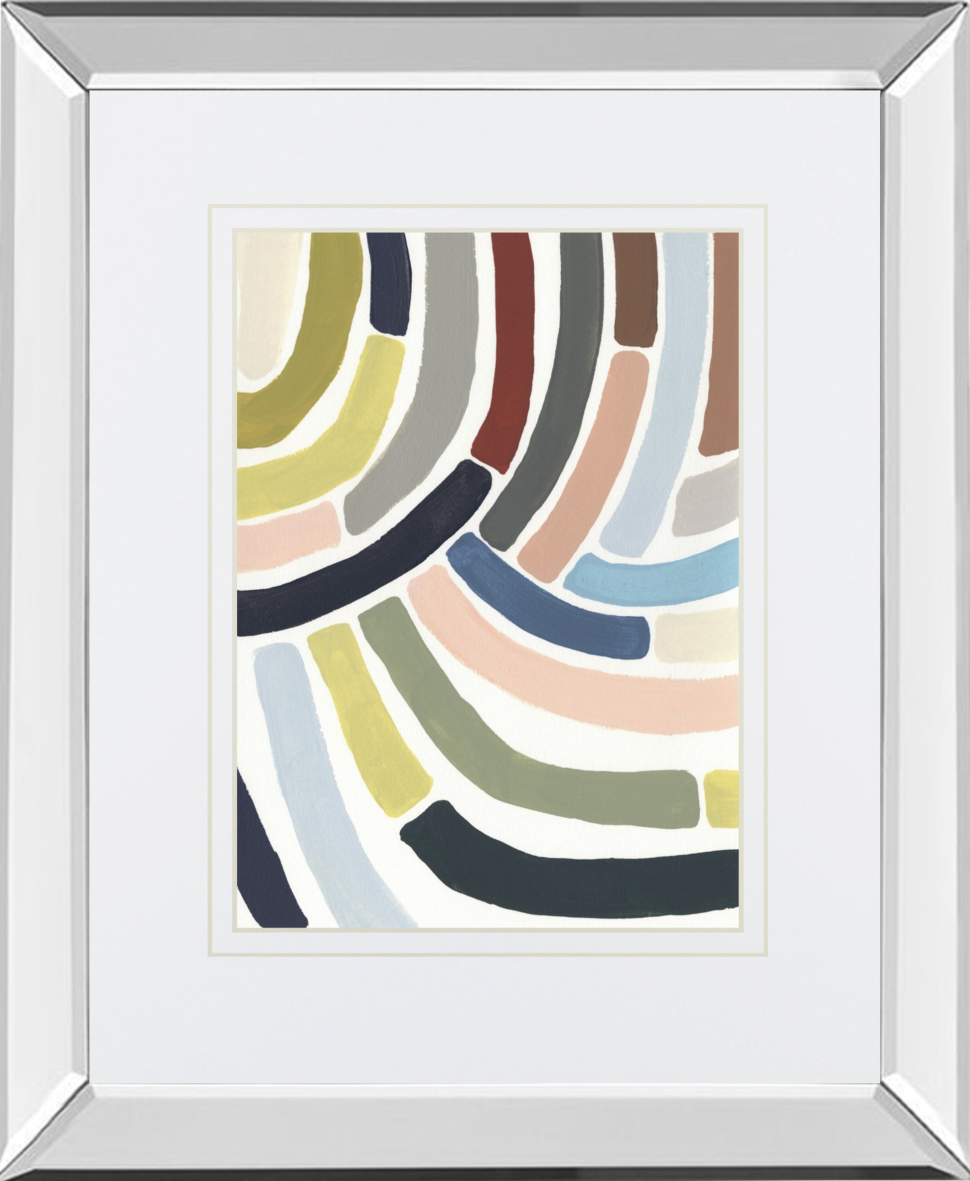Mirrored Frame Mosaic Curve II BY June Erica Vess
