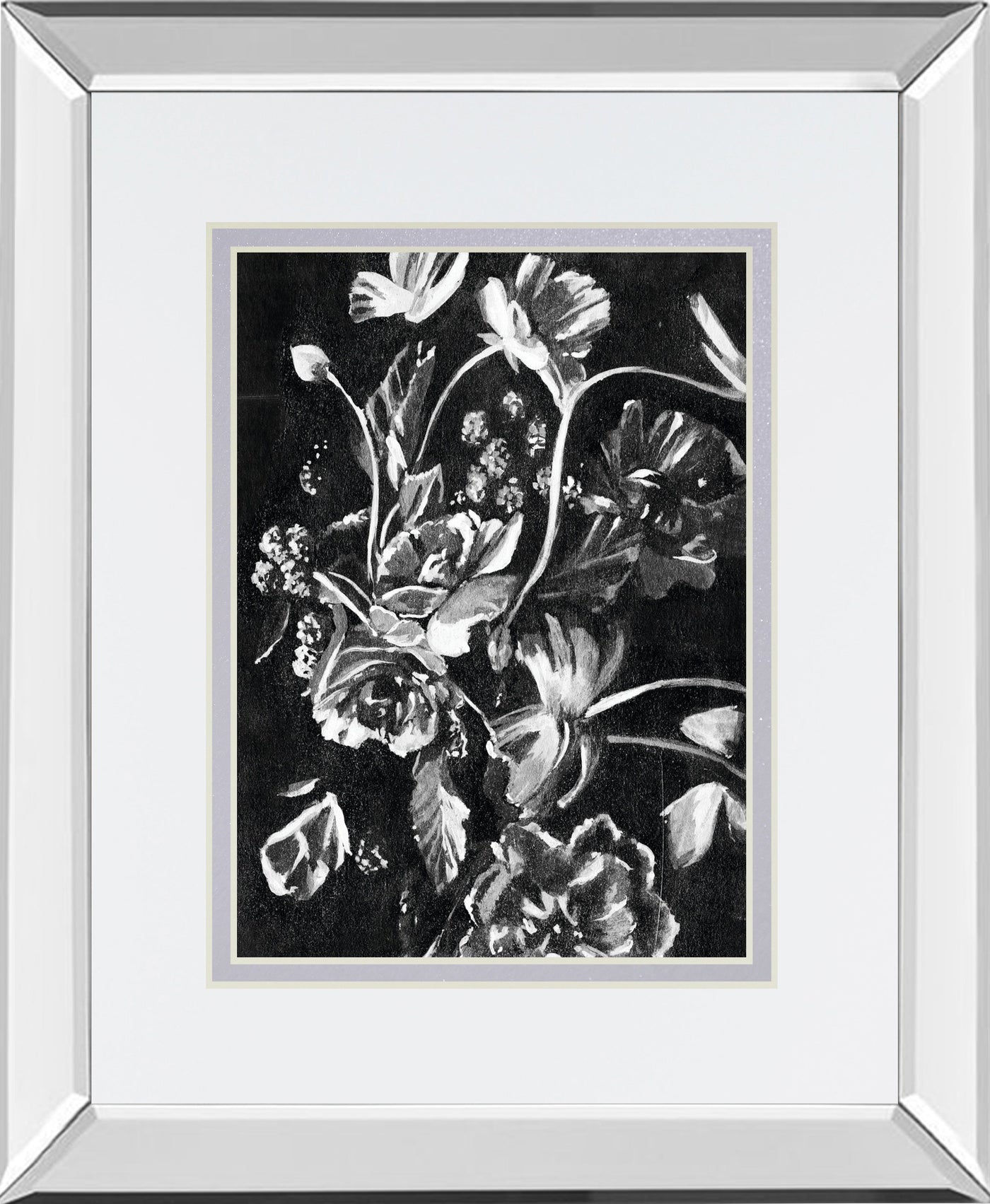 Mirrored Frame Enchanted Bloom I BY Annie Warren