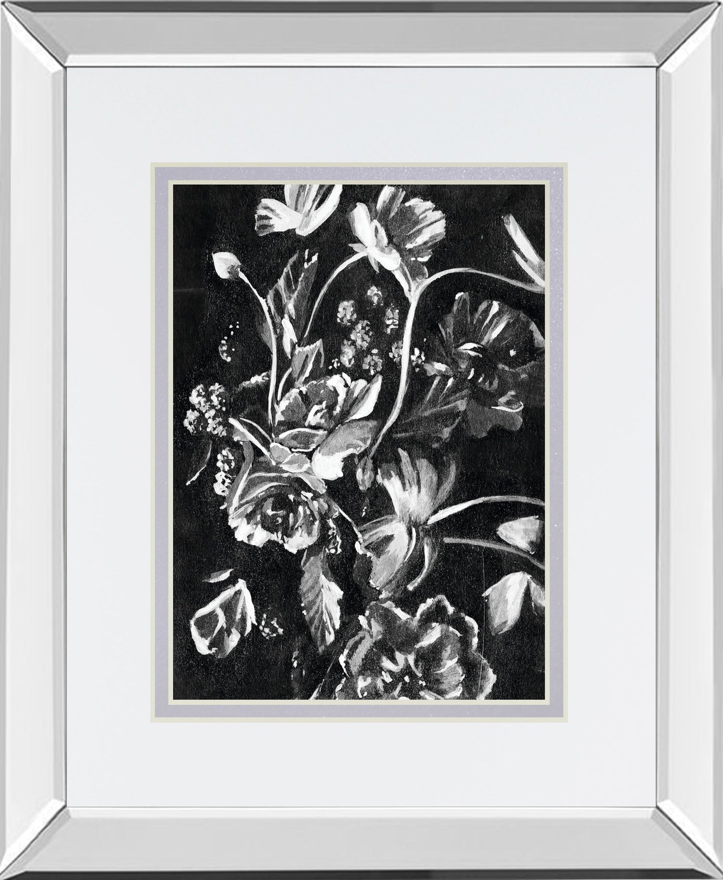 Mirrored Frame Enchanted Bloom I BY Annie Warren