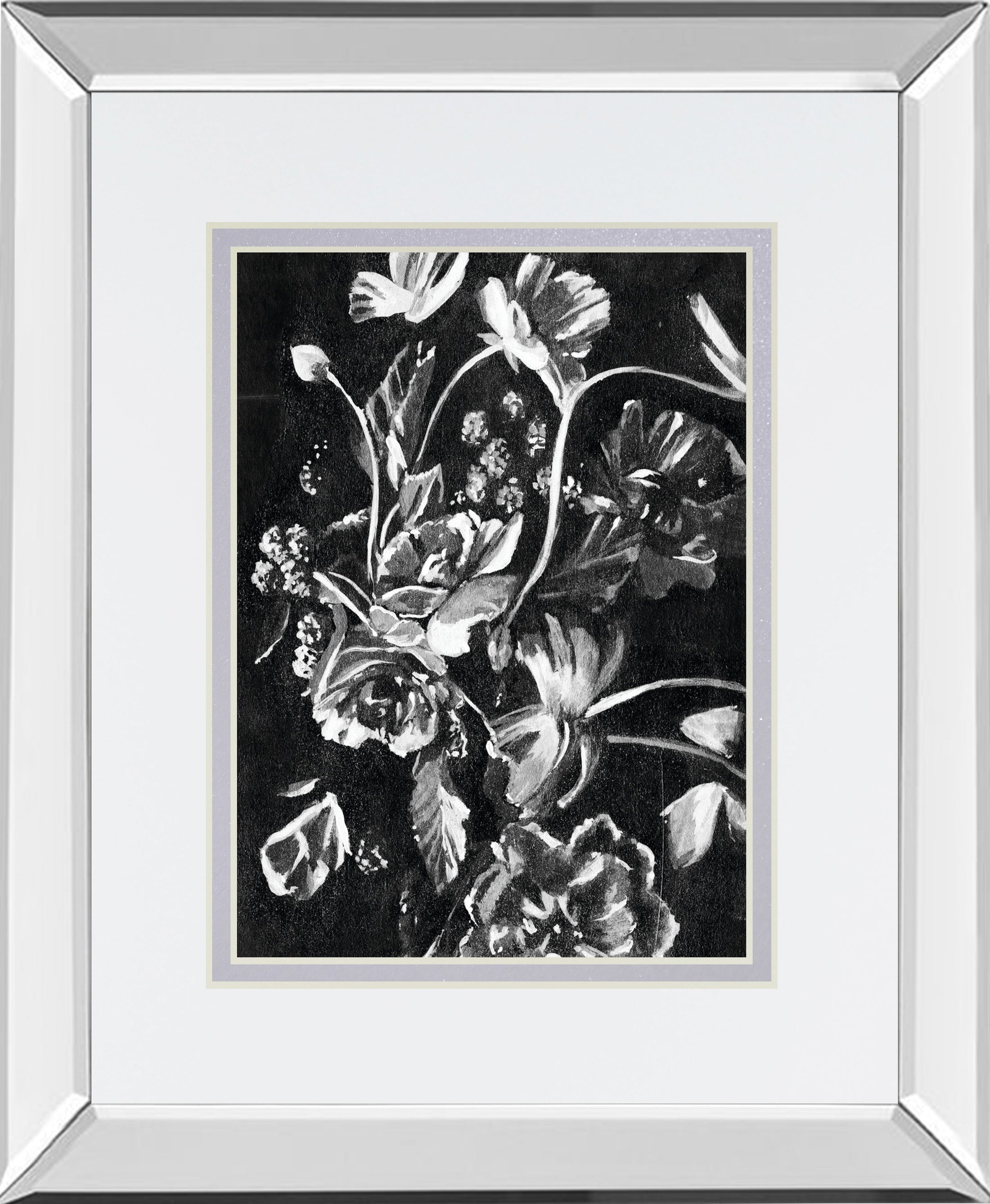 Mirrored Frame Enchanted Bloom I BY Annie Warren