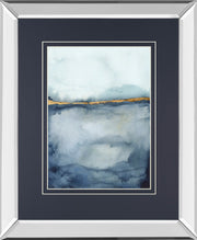 Mirrored Frame Coastal Horizon II BY Victoria Borges