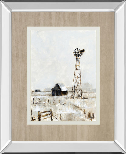Mirrored Frame Rustic Prairie II BY Ethan Harper