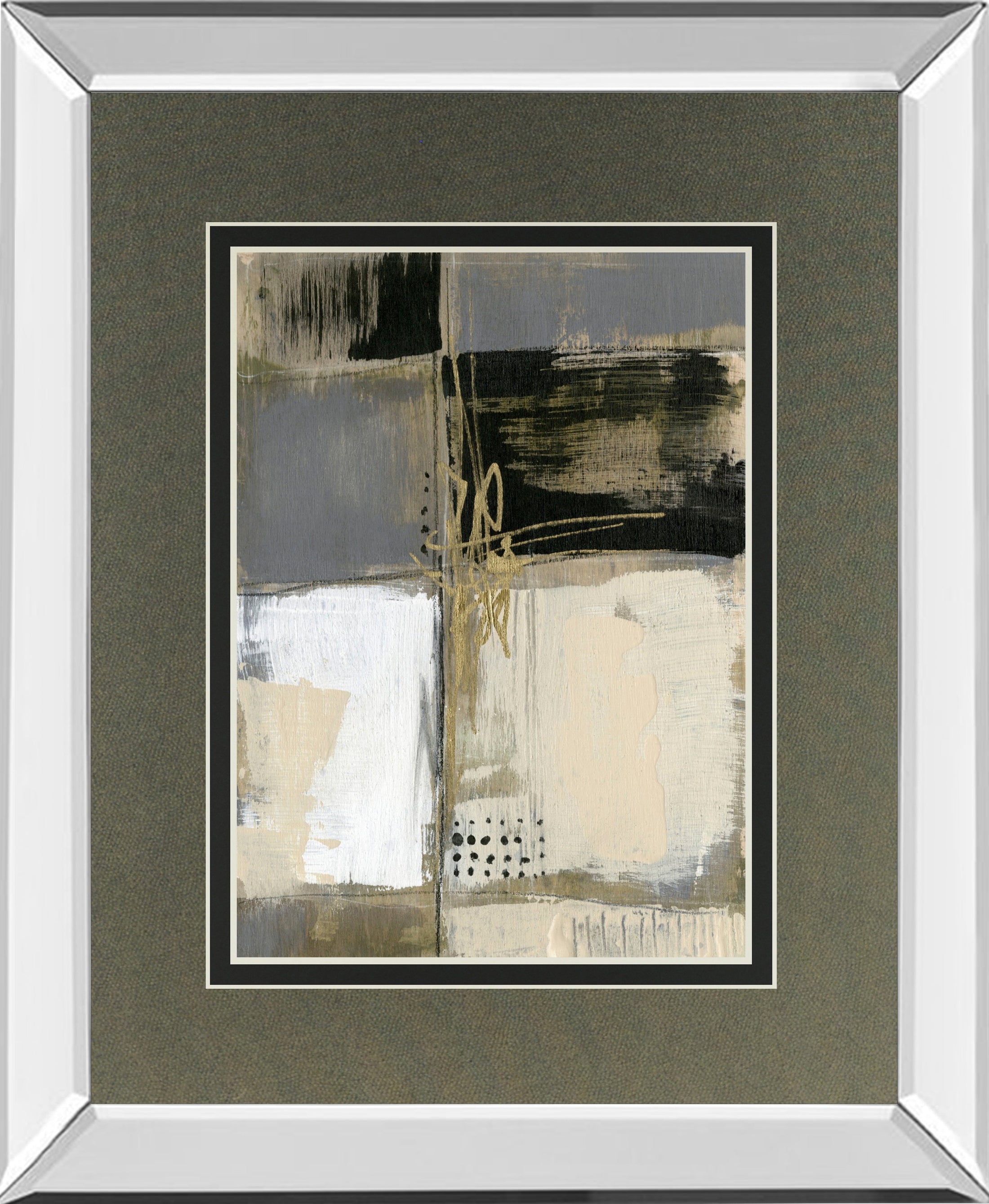 Mirrored Frame Neutral Divisions III BY Jennifer Goldberger