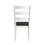 Martin 6 Pc Dining set (Table+ 4 + Bench) (Dark Brown Top - White Base)