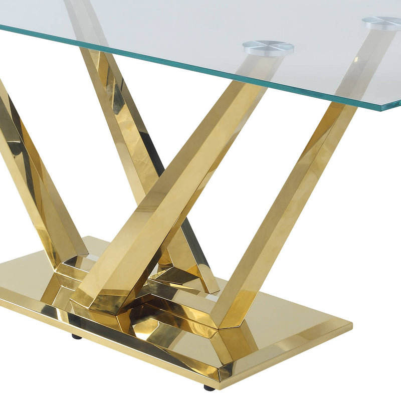 Mesa de comedor rectangular Barnard de 79" de largo