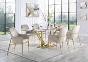 Mesa de comedor rectangular Barnard de 79" de largo