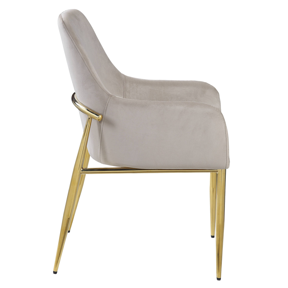 Silla auxiliar Barnard de terciopelo de 94 cm (juego de 2)